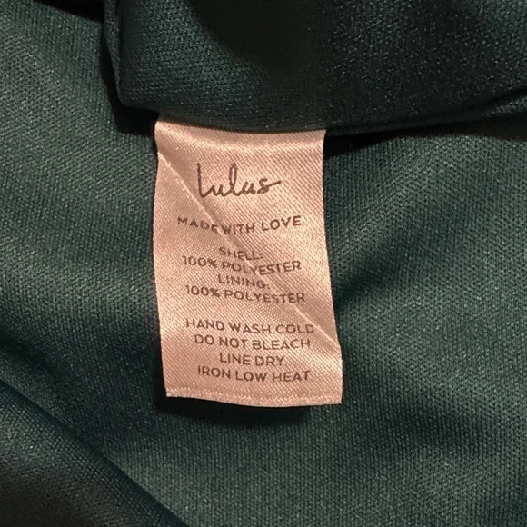 Lulu's Emerald Floral Maxi Dress - Picture 5 of 5